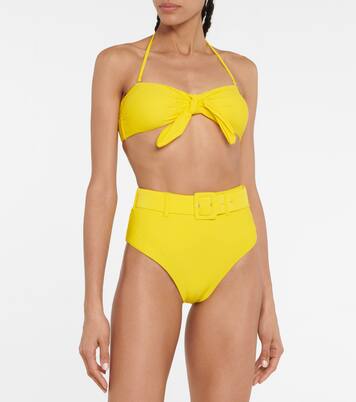 Culotte de bikini Luciana à taille haute | Rebecca Vallance