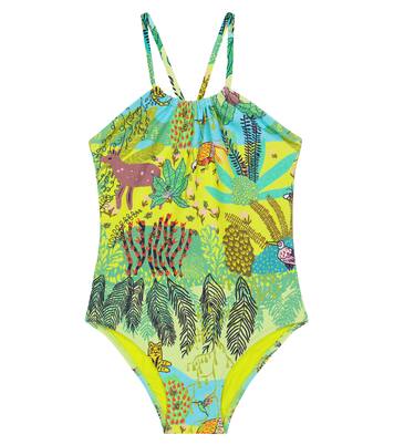 Gazette printed swimsuit | Vilebrequin Kids