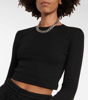 X Hailey Bieber Cropped-Top HB | Wardrobe.NYC