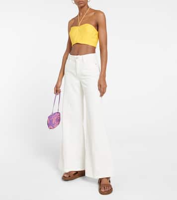 Top cropped Kyr con scollo all’americana | Staud