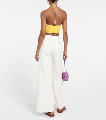 Top cropped Kyr con scollo all’americana | Staud