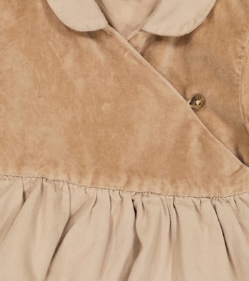 Baby Kleid Floisa mit Samt | Donsje