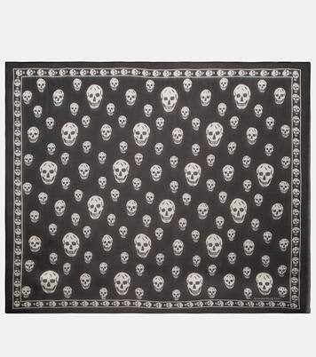 Printed silk scarf | McQueen