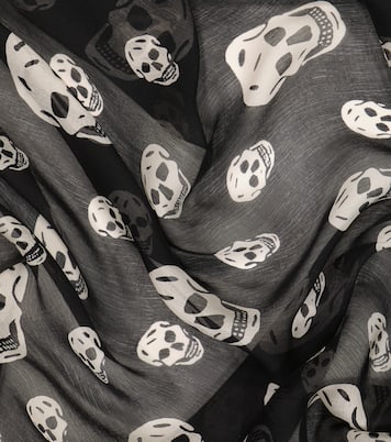 Printed silk scarf | McQueen