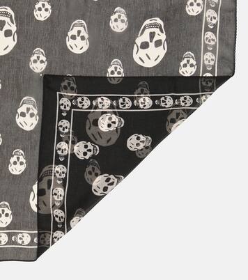 Printed silk scarf | McQueen