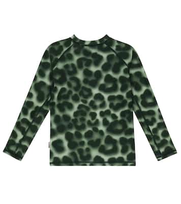 Neptune leopard-print rashguard | Molo