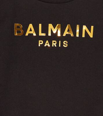 Sweat-shirt en coton à logo | Balmain Kids