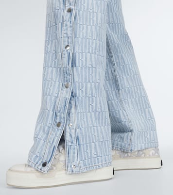 Logo jacquard denim pants | Amiri