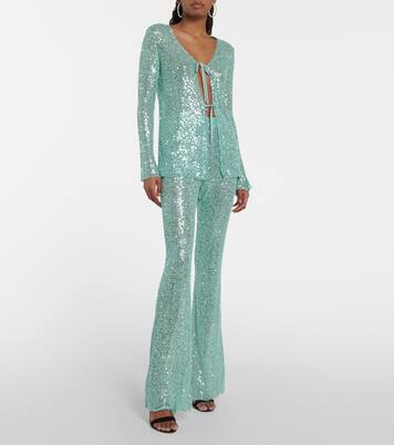 Pantalon à sequins | Self-Portrait