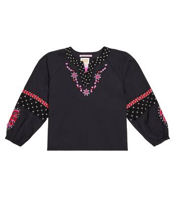 Embroidered cotton top | Scotch & Soda Kids