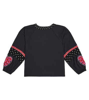 Embroidered cotton top | Scotch & Soda Kids