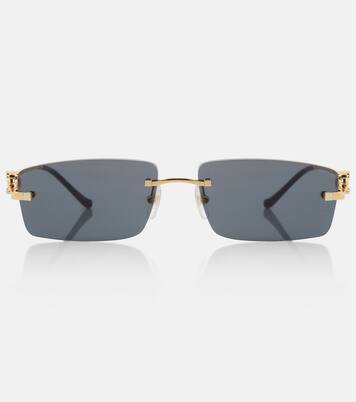 Gafas de sol rectangulares Panthère de Cartier | Cartier Eyewear Collection