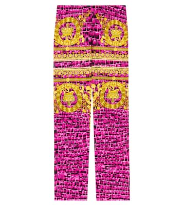 Leggings Baroccodile aus Jersey | Versace Kids
