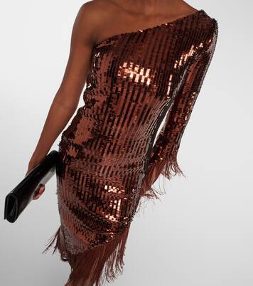 Robe midi asymétrique Aventador Disco | Taller Marmo