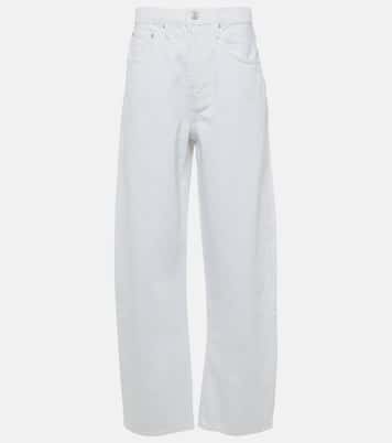 Long Barrel high-rise barrel-leg jeans | Frame