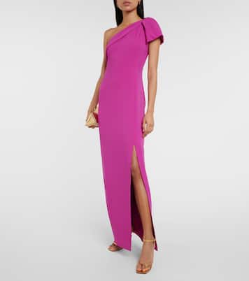 One-Shoulder-Robe aus Cady | Roland Mouret
