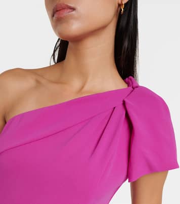 One-Shoulder-Robe aus Cady | Roland Mouret