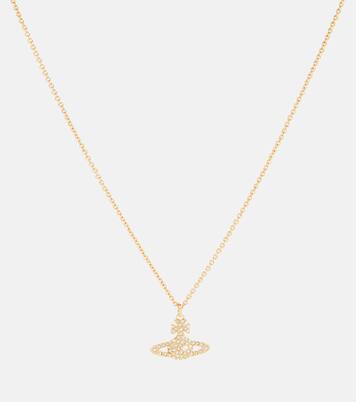 Halskette Grace Bas Relief mit Kristallen | Vivienne Westwood