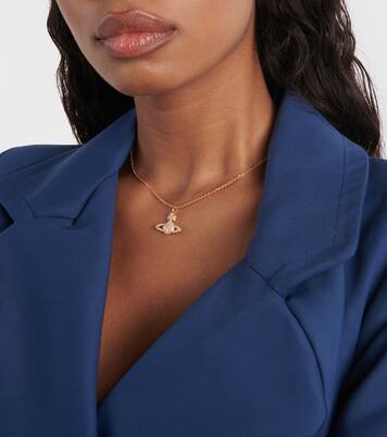 Halskette Grace Bas Relief mit Kristallen | Vivienne Westwood