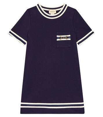 Gucci Horsebit cotton jersey dress | Gucci Kids