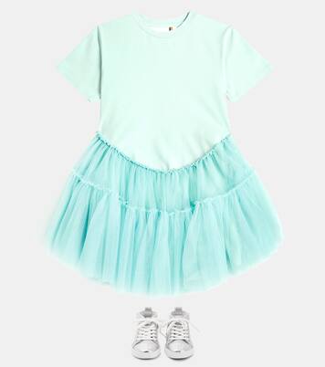 Jersey and tulle dress | Caroline Bosmans