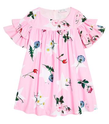 Floral cotton dress  | Monnalisa
