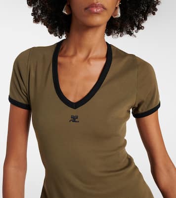 Miniabito in jersey di cotone | Courrèges