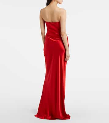 Robe aus Seidensatin | The Sei