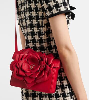 Loubi54 appliqué leather crossbody bag | Christian Louboutin