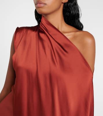 Berenson fringed one-shoulder gown | Taller Marmo