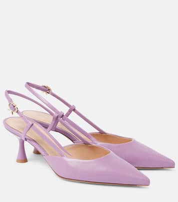 Ascent 55 leather slingback pumps | Gianvito Rossi