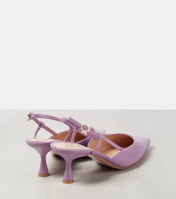 Ascent 55 leather slingback pumps | Gianvito Rossi