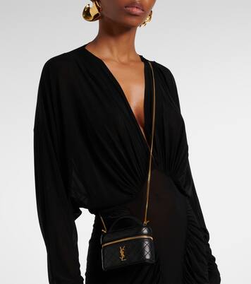 Gaby Micro leather crossbody bag | Saint Laurent