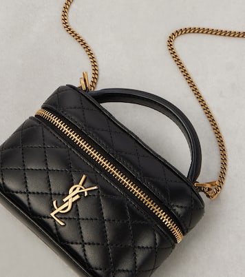 Gaby Micro leather crossbody bag | Saint Laurent