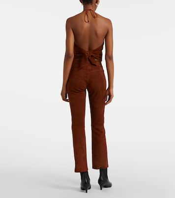 Top aus Veloursleder | Stouls