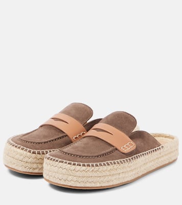 Suede espadrille loafers | JW Anderson