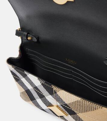 Snip Burberry Check Mini crossbody bag | Burberry