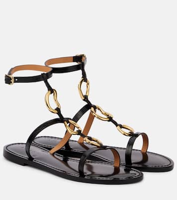 Verzierte Sandalen Bazaruto aus Leder | Amanu