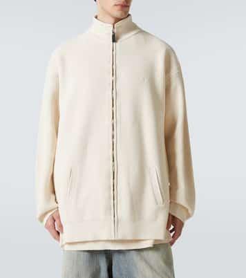 Cardigan en coton mélangé à logo | Balenciaga
