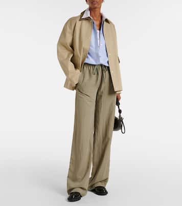 Pantalon ample à taille haute | Vince