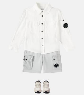 Hemd Lens aus Leinen | C.P. Company Kids