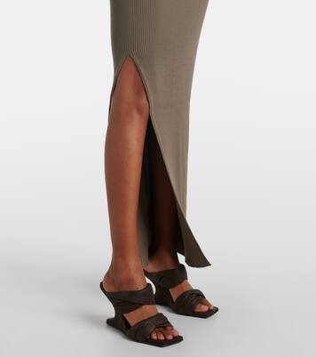 Robe longue asymétrique | Rick Owens