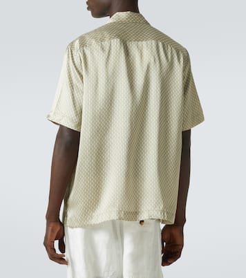 Roberto printed silk bowling shirt | Frescobol Carioca