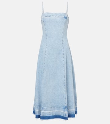 Vestido midi Clarissa de denim | Simkhai