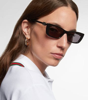 Logo rectangular sunglasses | Gucci