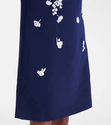 Besticktes Etuikleid | Carolina Herrera