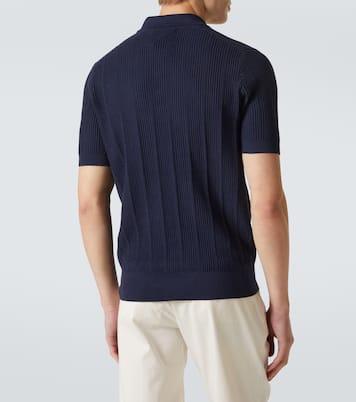 Polo in cotone a coste | Brunello Cucinelli