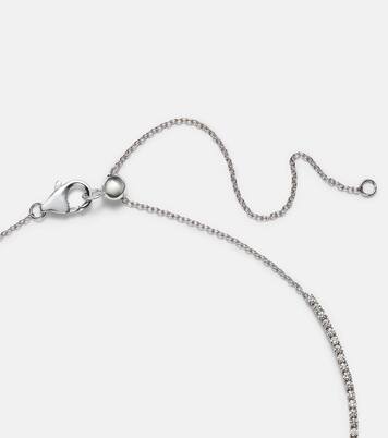 Choker Heart aus 18kt Weißgold mit Emaille und Diamanten | Kamyen