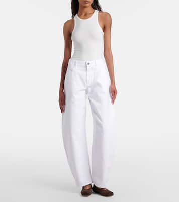 Mid-Rise Barrel Jeans  | Alaïa