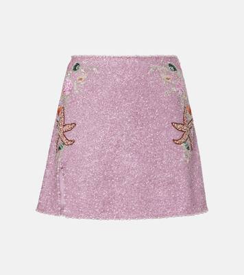 Marina embellished miniskirt | Clio Peppiatt